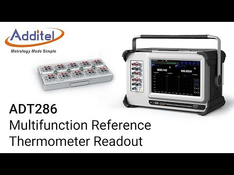 Additel 286 Intro - Multifunction Reference Thermometer Readout
