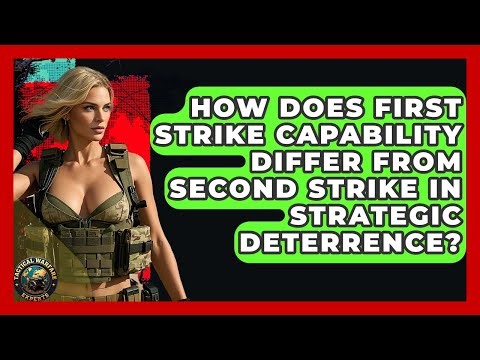 How Does First Strike Capability Differ From Second Strike In Strategic Deterrence?