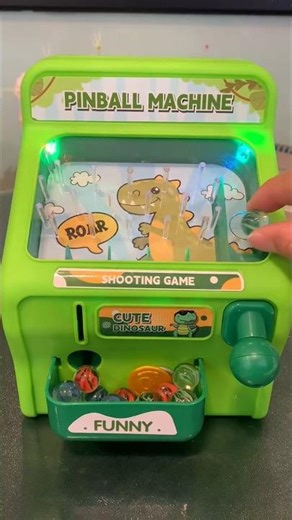 Mini Pinball Machine Toy Game With Marbles 🎯 #PinballGame #MiniGame #Shorts