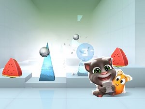 My talking tom 2 in smash hit, and turbowarp!
