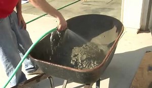 How to Mix Concrete by Hand