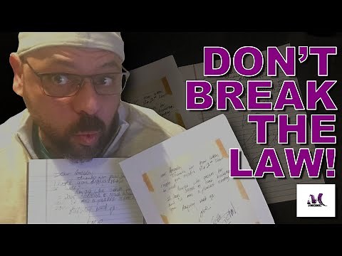 How to copy (forge) handwriting & signatures - An art technique.