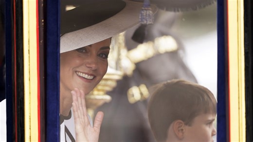 Princess Kate makes public return at King Charles' birthday parade