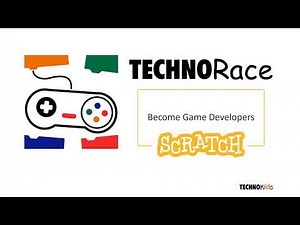 Scratch Game Development Lessons for Kids, Grades 4-9 Coding Unit, TechnoRace by TechnoKids
