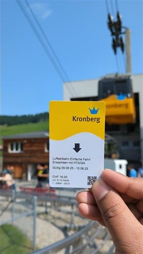 Kronberg, Switzerland: Epic Summer Adventure 🇨🇭🚠 #travelgoals #kronberg #cablecar #alps #switzerland