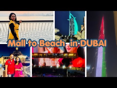 Exploring Dubai ✨ | Dubai Mall, Kite Beach & Wafi Mall Asha’s Restaurant