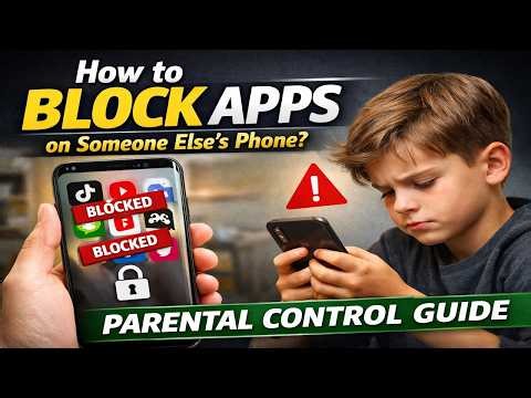How to Block Apps on Someone Else’s Phone? Parental Control Guide