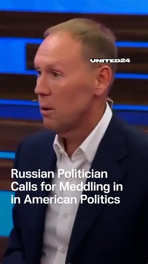 33K views · 1K reactions | On Russian state television, State Duma member Andrey Lugovoy openly called for Russia to intervene in the US politics by exploiting divisions between Democrats and Republicans to push the country into economic and political shutdown. | United24 Media | Facebook