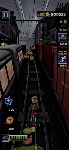 Run fast. Collect coins. Don’t get caught. 🚄💰 #SubwaySurfers #HighScore #fyp