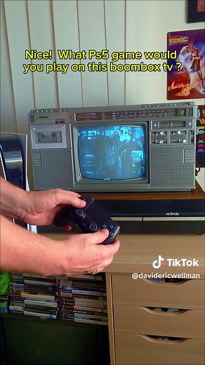 Connecting PS5 to a 1980 Boombox CRT TV