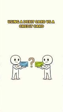 The difference between using a debit card vs a credit card #personalfinance #creditcard #credit