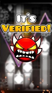 I finally VERIFIED it... #geometrydash #gd #gaming #gameplay
