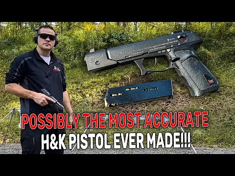 Heckler & Koch (H&K) P9S Sport 9mm Target Pistol Accuracy Review! 🎯