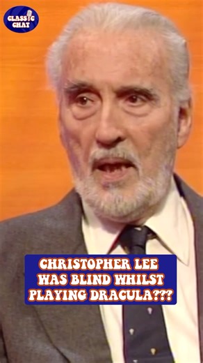 132K views · 2.6K reactions | As it is Halloween, we present you with the time that Sir Christopher Lee revealed that when he played Dracula, he could not see through the suit! New YouTube Videos every week!  #dracula #ChristopherLee #idol #legend #Halloween | Classic Chat | Facebook