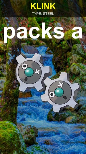 Meet Klink! ⚙️ The Steel Wonder! #klink #pokemon #pokemongo #anime #pokedex #tcg