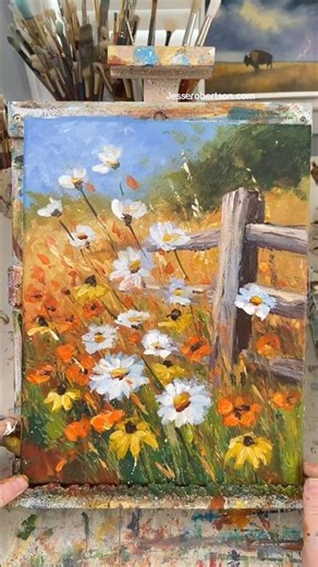 🎨 Painting loosely doesn’t mean painting quickly.