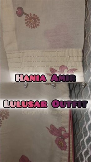 Hania amir inspired Outfit💕 #viral #trending 🥰click for full tutorial #cuttingandstitching