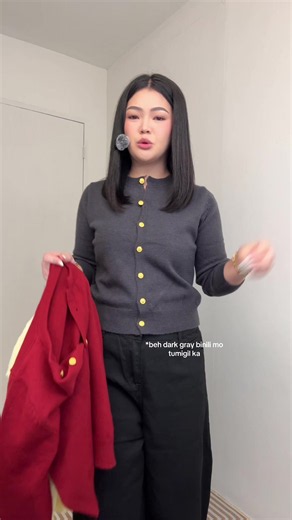Cardigan navy blue at dark gray review: bakit bumibili nang madalas?