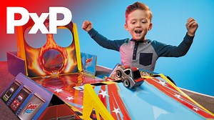 The Little Tikes Crazy Fast 4-in-1 Dunk’n, Stunt’n, Game’n Set from MGA Entertainment is packed with four different games, including basketball, rings of fire, corn hole, and arcade launch! | The Toy Insider | Facebook