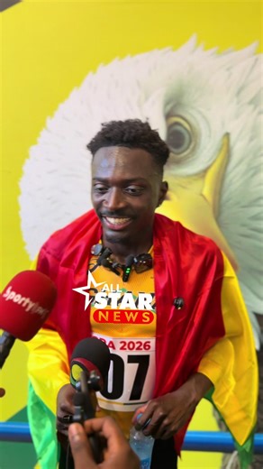 Ghana's Alex delivered a brilliant performance to win bronze in the Men's 800m Final at the University of Ghana Stadium during the 24th CAA African Seniors Athletics Championships — Accra 2026. With determination, tactical discipline, and a powerful finishing kick, Alex secured a well-deserved podium finish, earning another proud medal moment for Team Ghana in front of an excited home crowd in Accra. #allstarnews #davidappiah #fyp