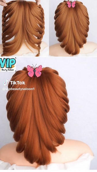 VIP butterfly 🦋 hairstyles stylish hairstyles latest VIP hairstyle party hairstyles wedding hairstyles #pleaseunfrezzemyaccount #😍😍😍 #vipbeautysalon #fouryou #fouryoupage #hairstyletutorial #vipbeautysalon #hairstyleideas #hairstyle #usa🇺🇸
