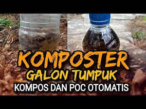STACKED GALLON || COMPOSTER PRODUCING POC & COMPOST (HOUSEHOLD LEACHATE) #liquidorganicfertilizer