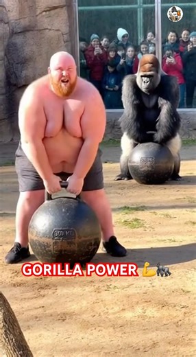 This Gorilla Lifted What No Human Could #subscribe #shorts