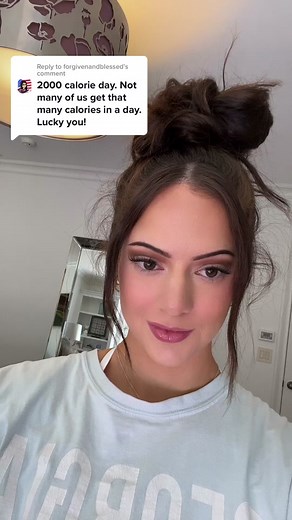 Replying to @forgivenandblessed I promise it’s all relative, there’s NO luck in how much we get to eat #fitness #fitnesstips #caloriedeficit