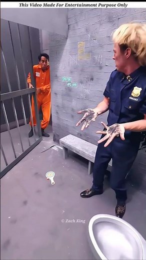 Thief Escapes Through Black Paint Portal! 😅 #shortsvideo