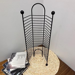 Black Metal CD Rack for 20 Cds, Music Storage Stand, CD Collection Organization, 90s Retro Decor - Etsy