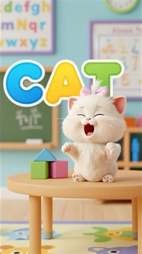 Build the Word CAT 🐱 Phonics for Kids #lettersoundssongforkids #preschool #kids #kids
