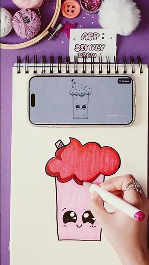 Milkshake paper DIY squishy ❤️ SO CUTE! 🥹