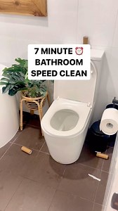 12K views · 669 reactions | Speed cleaning your bathroom, toilet, shower, sink and mirror in between deep cleaning can really take the pressure off ✔️⏰ | Kacie Stephens | Facebook