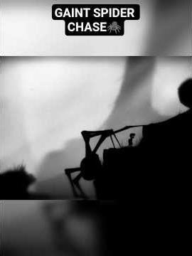 GIANT SPIDER CHASE!🕷️ | LIMBO (Part 2) #Shorts