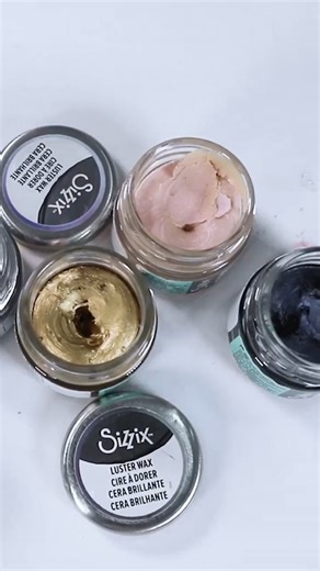 5.3K views · 12 reactions | SIZZIX LUSTER WAX adds that shimmery gorgeousness to embossed papercrafts! Give your projects that extra wow factor by rubbing some of these luster wax on your dark cardstocks. #BeeHappyCrafts #sizzix_ph #lusterwax #papercraftingph | Bee Happy | Facebook