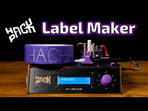 Get ORGANIZED with the Hack Pack LABEL MAKER!!
