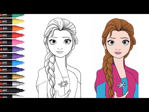 How to Draw Frozen Elsa – Easy Step-by-Step Drawing Guide