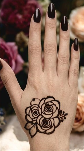 Very Beautiful Flowers Mehndi design/#shorts