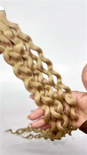 Deep Wave Tape-In Extensions Ready to Ship