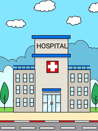 ✨️Create a Hospital🏥 Drawing in a Few Simple Steps!😊 #draw #drawingtutorial #dessiner #capcut_edit #easydrawing