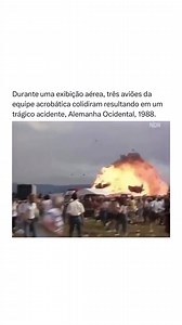 O desastre de Ramstein, ocorrido em 28 de agosto de 1988, foi um dos...