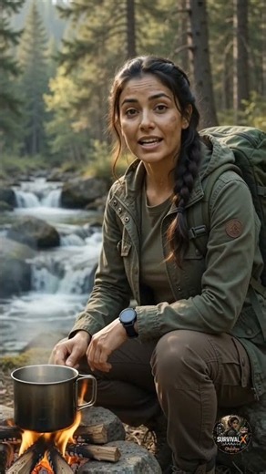 Forest Walker |Ep 3 – Finding Drinking Water |SURVIVAL X #trend #forestsurvival #survival #nature#ai