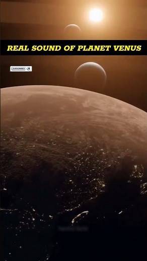 Real sound of planet Venus #venus #realsound
