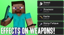Adding effects onto weapons in VANILLA Minecraft! Minecraft Blog