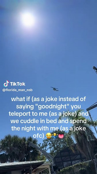 what if (as a joke instead of saying