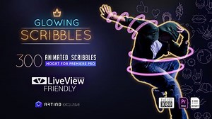 Download Glowing Scribbles - FREE Videohive - aedownload.com