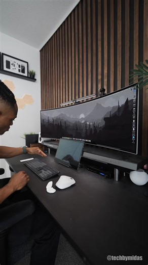 Spring Cleaning My Workspace | Desk Setup Tour ✨