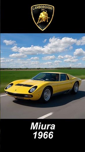Lamborghini Evolution (1948-2026) #carevolution #lamborghini #italy #supercars #racing #car