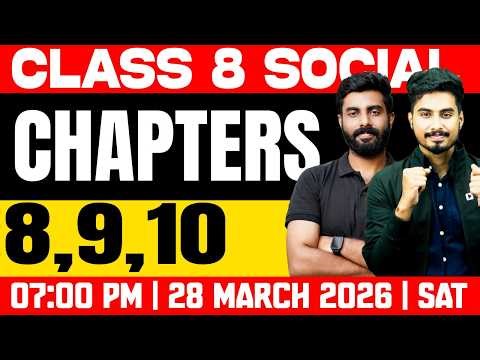 Class 8 Annual Exam | Social Science | Chapters 8,9,10 | Exam Winner