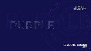 Slide Template | Purple - Etsy